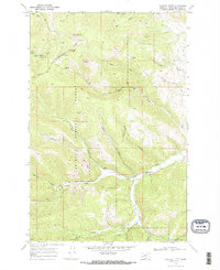 Granite Butte 1968 topographic map thumbnail