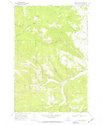 Granite Butte 1968 topographic map thumbnail