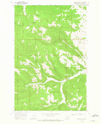 Granite Butte 1968 topographic map thumbnail