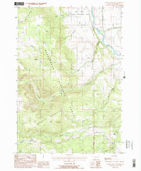 Granite Mountain 1988 topographic map thumbnail