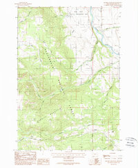 Granite Mountain 1988 topographic map thumbnail