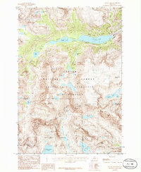 Granite Peak 1986 topographic map thumbnail
