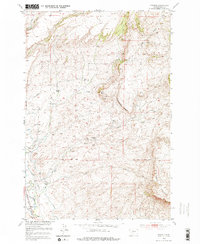 Grannis 1951 topographic map thumbnail