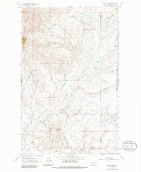 Grassy Butte 1962 topographic map thumbnail