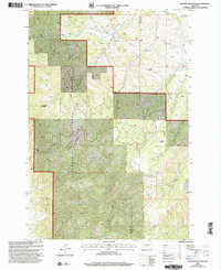 Grassy Mountain 2000 topographic map thumbnail