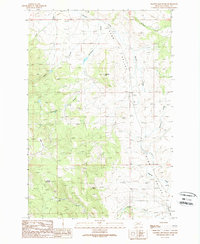 Gravely Mountain 1989 topographic map thumbnail