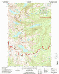 Gray Wolf Lake 1994 topographic map thumbnail