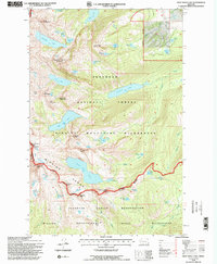 Gray Wolf Lake 1994 topographic map thumbnail