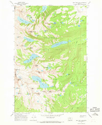 Gray Wolf Lake 1965 topographic map thumbnail