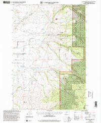 Grayhorse Creek 1998 topographic map thumbnail