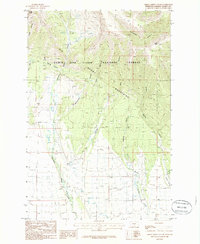 Green Ashley Gulch 1986 topographic map thumbnail