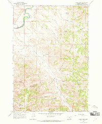Green Creek 1966 topographic map thumbnail
