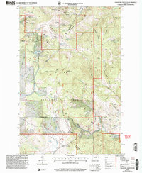 Greenhorn Mountain 2001 topographic map thumbnail