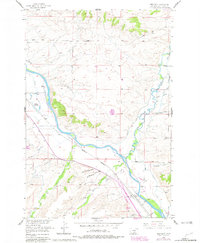Greycliff 1955 topographic map preview