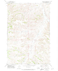 Griffin Coulee 1971 topographic map preview