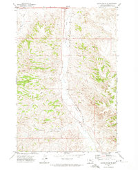Griffin Coulee NE 1971 topographic map thumbnail