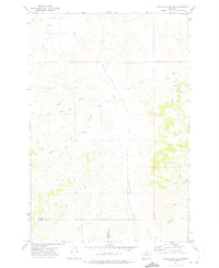 Griffin Coulee NW 1971 topographic map thumbnail