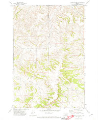 Griffin Coulee SW 1971 topographic map thumbnail