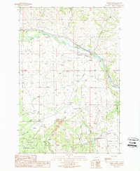 Griffin Creek 1989 topographic map thumbnail