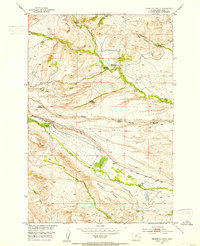 Grosfield Ranch 1951 topographic map thumbnail