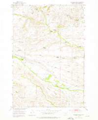 Grosfield Ranch 1951 topographic map preview