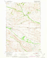 Grosfield Ranch 1951 topographic map thumbnail
