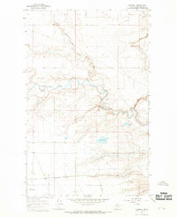 Gunsight 1966 topographic map thumbnail