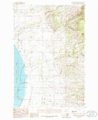 Gurnett Creek West 1986 topographic map preview