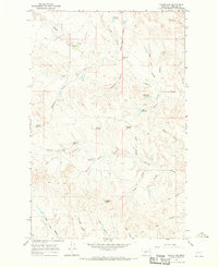 Hagen Gap 1967 topographic map thumbnail