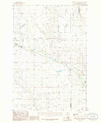 Halbert Creek South 1986 topographic map thumbnail