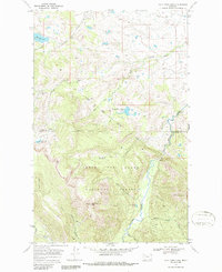 Half Dome Crag 1968 topographic map thumbnail