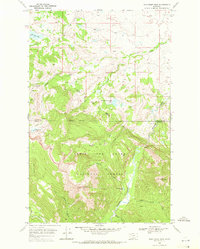 Half Dome Crag 1968 topographic map thumbnail