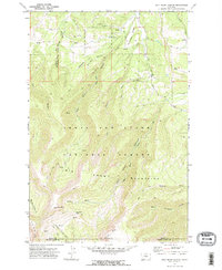 Half Moon Canyon 1970 topographic map thumbnail
