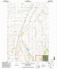 Hall 1996 topographic map thumbnail
