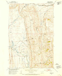 Hamen 1951 topographic map thumbnail