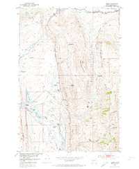 Hamen 1951 topographic map thumbnail