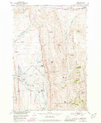 Hamen 1951 topographic map thumbnail