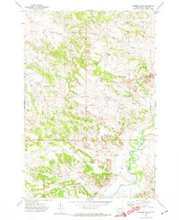 Hammond Draw 1971 topographic map thumbnail