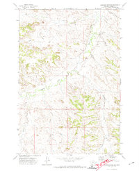 Hammond Draw SW 1971 topographic map thumbnail