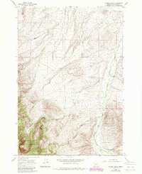 Hansen Ranch 1965 topographic map thumbnail