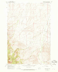Hansen Ranch 1965 topographic map thumbnail