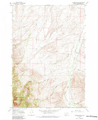Hansen Ranch 1965 topographic map thumbnail