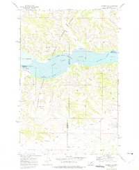 Hanson Flat 1971 topographic map thumbnail