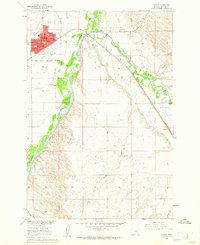 Hardin 1960 topographic map thumbnail