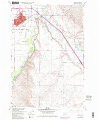 Hardin 1960 topographic map thumbnail
