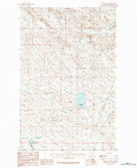 Hardpan Coulee 1984 topographic map thumbnail