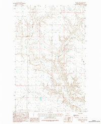 Harlem NW 1984 topographic map thumbnail