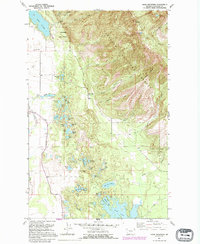 Hash Mountain 1991 topographic map thumbnail