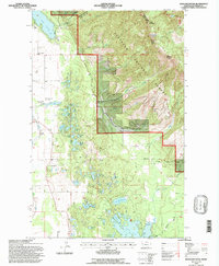 Hash Mountain 1994 topographic map thumbnail