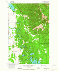 Hash Mountain 1962 topographic map thumbnail